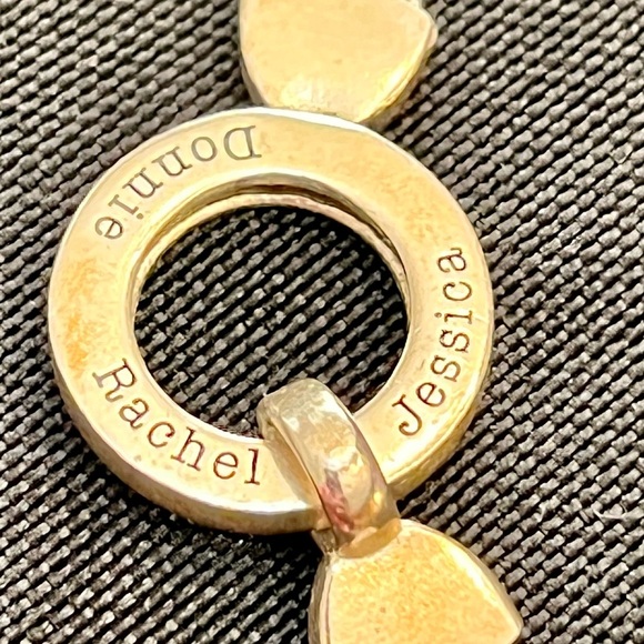 Talisa Sterling Silver Chainmail Necklace Circle of Names Goth Grunge Emo Punk - Picture 7 of 17